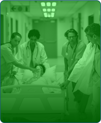 Curso PALS - Imagem de fundo com fita de certificação